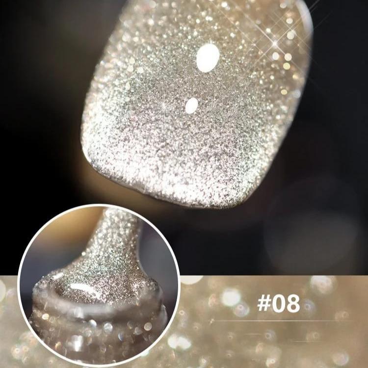 Laser Diamond Nail Polish Kit: Intense shine and glamorous sparkle