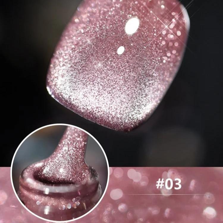 Laser Diamond Nail Polish Kit: Intense shine and glamorous sparkle