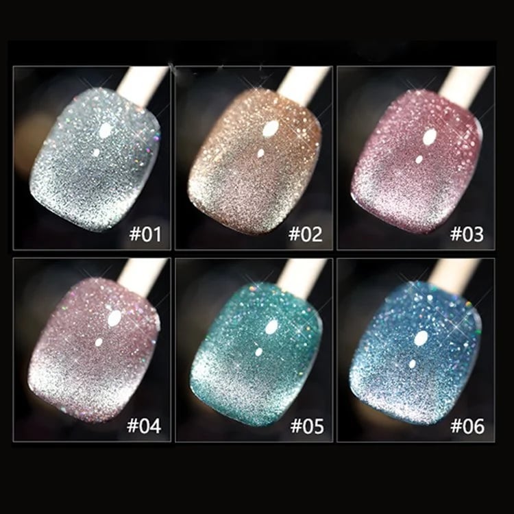 Laser Diamond Nail Polish Kit: Intense shine and glamorous sparkle