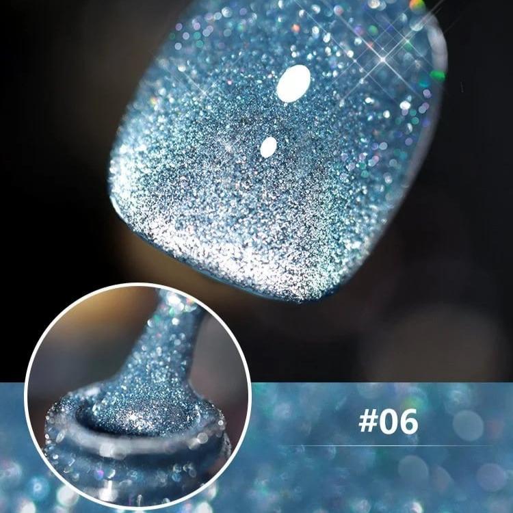 Laser Diamond Nail Polish Kit: Intense shine and glamorous sparkle