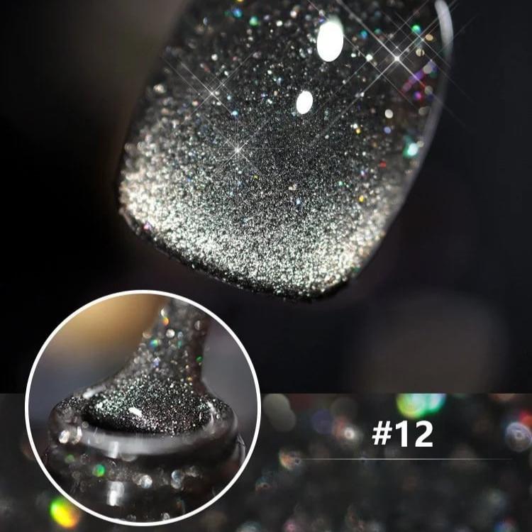 Laser Diamond Nail Polish Kit: Intense shine and glamorous sparkle