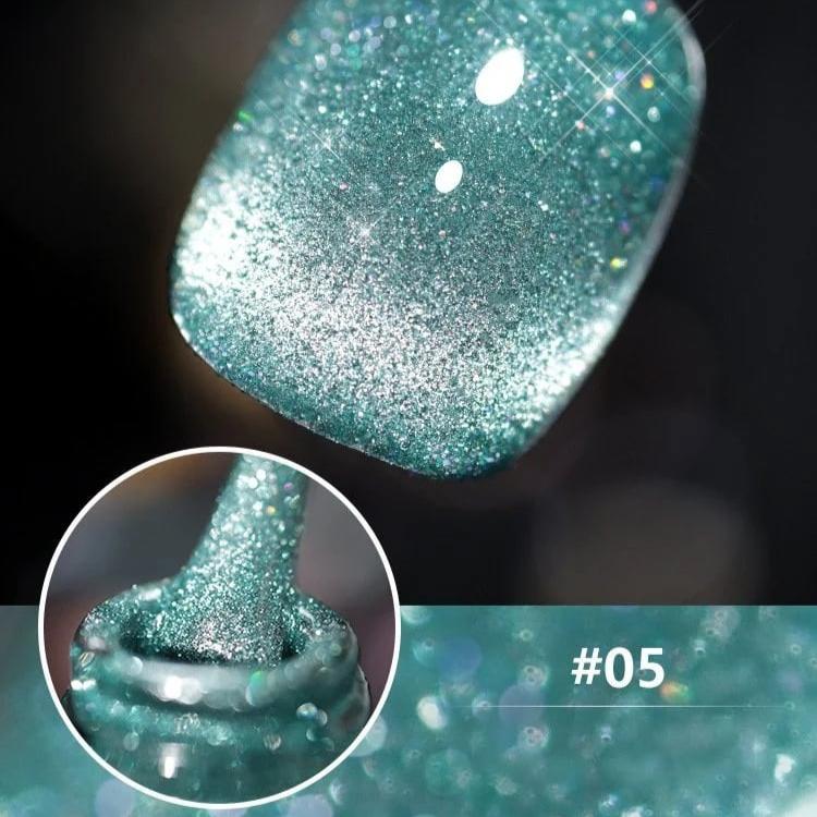 Laser Diamond Nail Polish Kit: Intense shine and glamorous sparkle