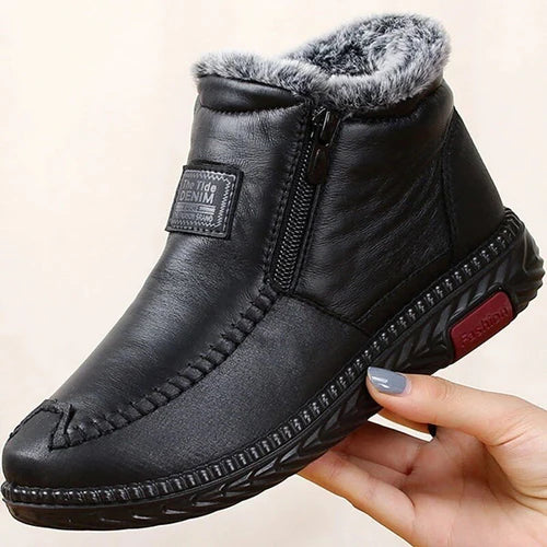 Genuine leather ankle boots: comfort and security with every step 