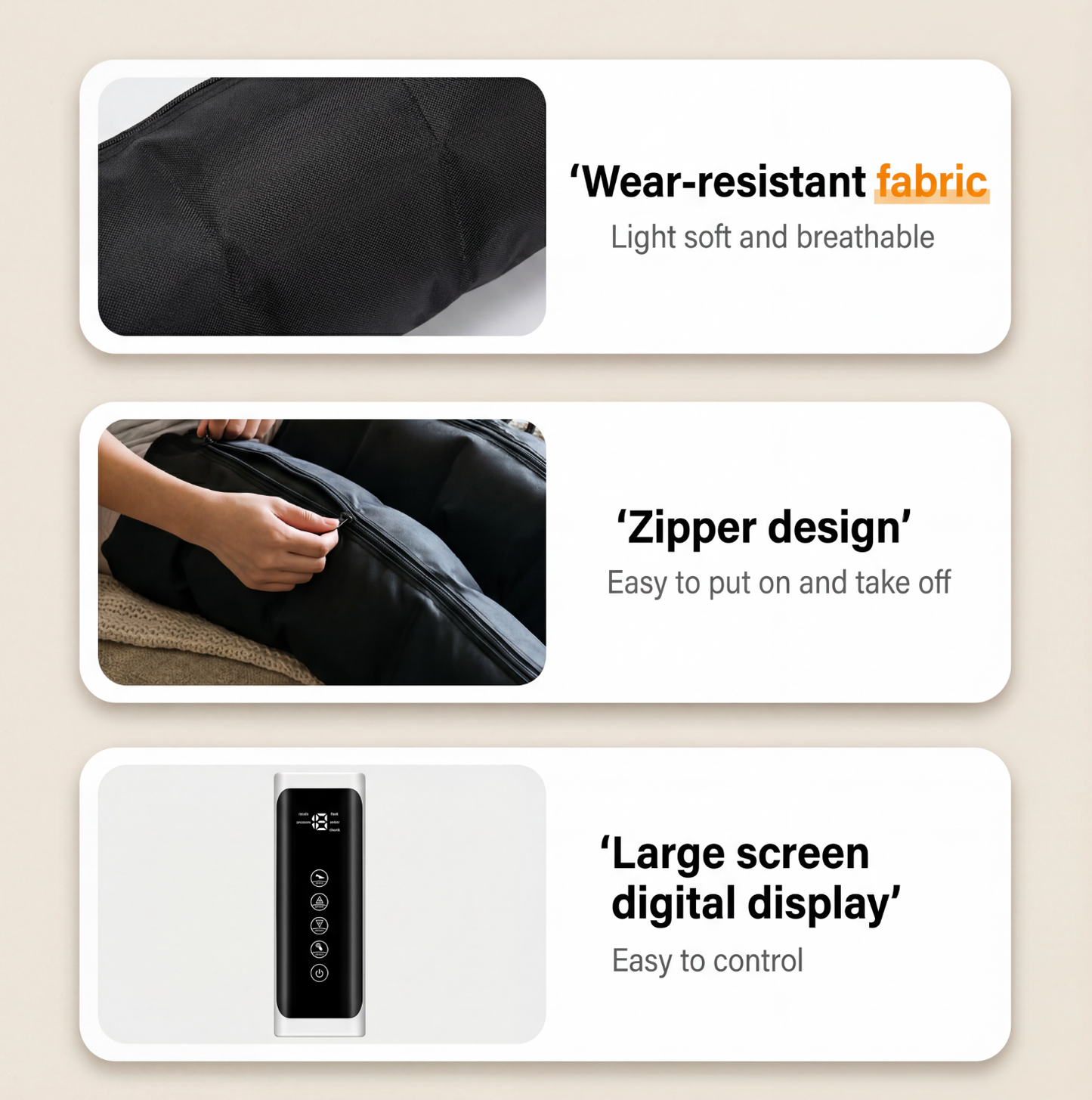 Masaj de compresie - Picioare complete 360° 