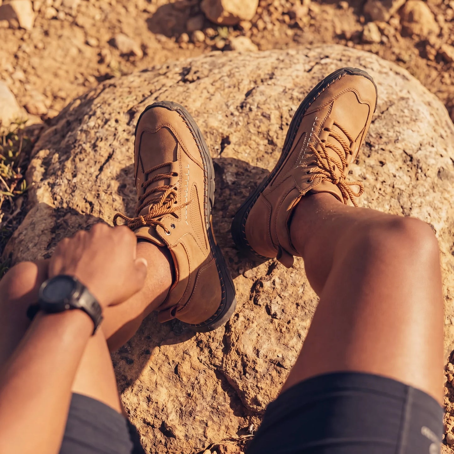 VogSalkin 2.0 - Botas Barefoot todo-terreno com sola vulcanizada e couro vegano impermeável 