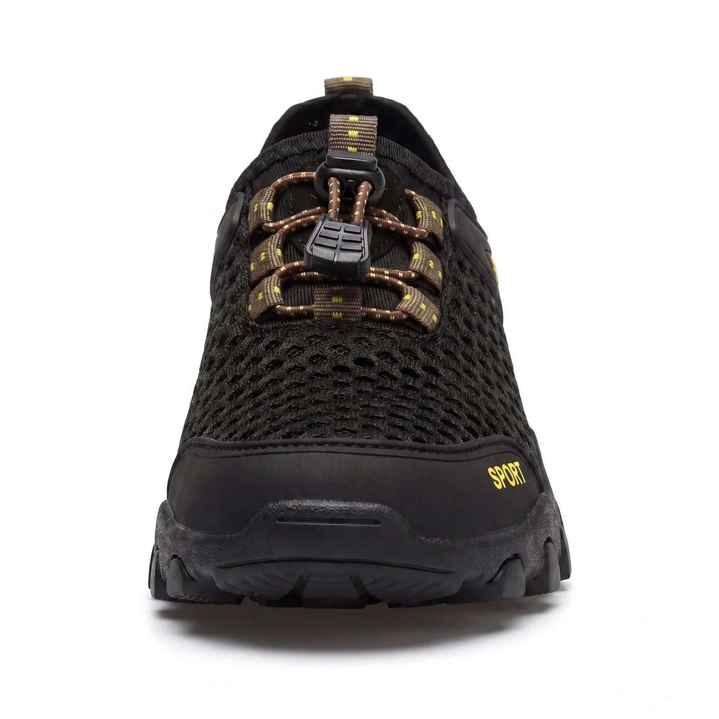Orthopedic hiking shoes with quick-dry feature